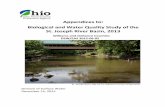 Appendices to: Biological and Water Quality Study of the St. Joseph River Basin, 2013epa.ohio.gov/Portals/35/documents/2013 St Joseph River... · 2016. 1. 6. · Appendices to: Biological