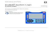 ProBell System Logic Controller 3A3955D...ProBell System Logic Controller. Display The System Logic Controller display shows graphical and text information related to setup and spray