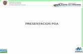 PRESENTACION PDA · 2015. 6. 7. · PRESENTACION PDA . República de Colombia Ministerio de Ambiente Vivienda y Desarrollo Territorial NACIÓN DEPARTAMENTO MUNICIPIO CVS AUDIEN CIAS