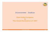 East India Company The Great Revolution of 1857Feb 24, 2013  · Sanskar Gurukul © 2009 Sanskar Academy Page 1 East India Company & The Great Revolution of 1857 Discover India