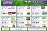 March * 2020 - Debra's Natural Gourmet | Home | Debra's ...debrasnaturalgourmet.com/wp-content/uploads/2020/...MYCHELLE DR. HAUSCHKA It is the sale you have been waiting for! The standard