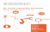 De Vierde Industriële Revolutie · ligt, bekijkt de materie vanuit een industrieel perspectief. Alles is terug te brengen tot de keten Human-to-Machine (h2m), Machine-to-Machine