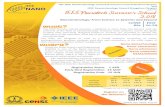 IISc IEEE IEEE Nanotech Summer School 2018 · 18 July Nano-Photonics 19 July MEMS/NEMS 20 July Nano-Biotechnology Dr. Victor Koledov Russian Academy of Sciences, Russia Dr. Meyya