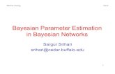 Bayesian Parameter Estimation in Bayesian Networkssrihari/CSE674/Chap17/17.2-BayesianBNParams.pdfMachine Learning Inconsistency of K2 Prior Srihari • For every multinomial parameter