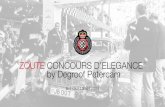ZOUTE CONCOURS D’ELEGANCE by Degroof Petercam...at the Fairway 1 & 4 of the prestigious Royal Zoute Golf Club. > Register your car online. ZOUTE GT TOUR ® by EY 7 October 2018 A