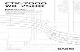 CTK7000 WK7500 eGeneral Guide E-5 † In this manual, the term “Digital Keyboard” refers to the CTK-7000/WK-7500. † This manual uses the numbers and names below to refer to buttons