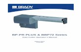 BP-PR PLUS & BBP72 Series · Backfeed Method for backfeeding the material. Backfeeding is necessary in the cutting mode since the front edge of a second section already passes the