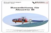 Bauanleitung für Alouette III - VARIO Helicopter · 2018. 2. 26. · Bauplanmappe Ord.No. 3500 10/09 R Uli Streich Bauanleitung für Alouette III VARIO Helicopter Uli Streich GmbH