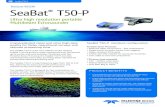 SeaBat T50-P SeaBat T50-P - Ashtead Technology · Portable Sonar Processor, the SeaBat T50-P provides unprecedented survey data, providing faster operational surveys and reduced processing