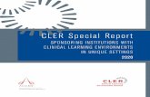 CLER Special Report - acgme.orgCasey BR, Newton RC, Wagner R, Koh NJ, Co JPT, Weiss KB; on behalf of the CLER Evaluation Committee and the CLER Program. CLER Special Report: Sponsoring