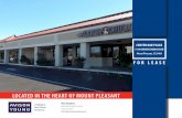 LOCATED IN THE HEART OF MOUNT PLEASANT...FOR LEASE Mount Pleasant, SC 29464 CENTER OAK PLAZA 1119 JOHNNIE DODDS BLVD Vitré Stephens Retail & Investment Services C 843.513.7555 vitre.stephens@avisonyoung.com