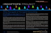 ROOFTOPS PROJECT · Alice Korngold of Korngold Consulting LLC presents her views to Professor James Hagy , Director of The Rooftops Project, on optimizing the match between not-for-pro
