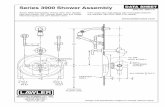 Series 3900 Shower Assembly - Tempered Water€¦ · Series 3900 Shower Assembly If the angle stop and checks with removable strainers are required, see ENG 3900 A for details. Series
