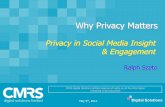 Why Privacy Matters - PCPD...2014 All rights reserved May 5th, 2014 CMRS Digital Solutions Limited reserves all rights on all the information contained in this document2014 All rights