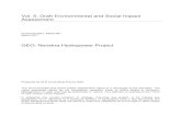 Vol. 5: Draft Environmental and Social Impact Assessment...The environmental and social impact assessment report is a document of the borrower. The ... D Buffin Taek Won Seo Disclaimer: