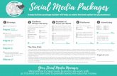 Social Media Packages · 2020. 6. 2. · Social Media Packages once oﬀ once oﬀ R1500 Team Brainstorm per hour The Fine Print - This is a 6-month contract which turns into a month