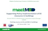 Supporting Policy Implementation of EE measures in buildings · 2019. 12. 2. · Supporting Policy Implementation of EE measures in buildings Romain RIOLLET, ... The French Environment
