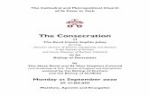 The Consecration...2 days ago  · The Consecration and Ordination of a Bishop The ministry of the church is the ministry of Christ, its chief shepherd and high priest. Those who are
