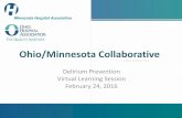 Ohio/Minnesota Collaborative€¦ · Continuing Education information Today’s program has been approved for 1.0 hour of continuing education. Requirements for receipt of a continuing