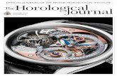OFFICIAL JOURNAL OF THE BRITISH HOROLOGICAL INSTITUTE · 2018. 12. 19. · 2018). We also reported on his high-precision lunar train with three-hour vernier indication in the HJ,