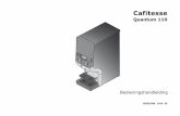 Cafitesse - Jacobs Douwe Egberts Professional...De Cafitesse Quantum 110 is een dispenser voor de commerciële uitgifte van koffie, thee, en alleen heet water. De dispenser werkt met