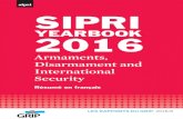SIPRI Yearbook 2016 Summary (French) · LE SIPRI YEARBOOK Le SIPRI Yearbook 2016 est un annuaire qui présente des données originales dans des domaines tels que les dépenses militaires