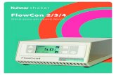 FlowCon 2/3/4 · Kuhner Insight Software control + Integrated pressure sensor FlowCon 2/3/4 The Kuhner FlowCon has been developed for the R&D environment and initial production steps