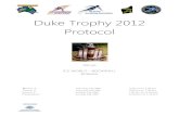 Duke Trophy 2012 ProtocolPresentation: Sunday July 29th 12.00 pm to 1.30 pm . 2012 Duke Trophy July 28 - 29 ... the AOC supported the OWIA to the extent of $1,000,000 during 2011.