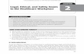 CHAPTER Legal, Ethical, and Safety Issues in the Healthcare … · 2015. 7. 18. · Legal, Ethical, and Safety Issues in the Healthcare Workplace Learning Objectives ... (Office of