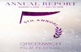 GIFF Annual Report 2019 | 1 - Greenwich International Film ...€¦ · GIFF Annual Report 2019 | 3 2019 was a landmark year for Greenwich International Film Festival, during which
