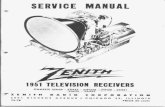 rsp-italy.it Schematics/Zenith/Zenith_TV-… · magnet to effect proper focus. FOCUS CC*TROL: & series.) A combination electro-permanent magnet is used. Focus is accom- plished electrically