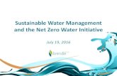 Sustainable Water Management and the Net Zero Water Initiative NCRE NZW Presentation.pdf · Nov. 17 BreWater: Making More Beer with Less Water Feb. 16 Intro to the Water-Energy Nexus