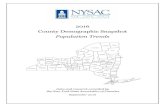 2016 County Demographic Snapshot - NYSAC Population Trends- NYSAC report.pdf · County Demographic Snapshot Population Trends Data and research compiled by the New York State Association