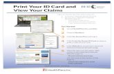 Print Your ID Card and View Your Claims MSP... · 2016. 6. 15. · print a copy of your card 4 3 Click My Dental Plan and log in View the menu on the upper right corner of the MetLife