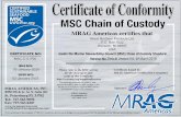 Great Northern Products, Ltd....ACC-MSC-014 Certificate Issued by: MRAG Americas Certification Committee Signature Americas This Certificate is the property of MRAG Americas, and its