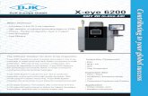 X-eye 6200 BrochureEN · 4/6” Digital Image Intensifier with Camera Integrated 900 ± 20 mm / 950 ± 20 mm Max. 1200 sq. mm / sec Max. 330mm x 250mm / Thickness: Max. 3.0mm BGA,