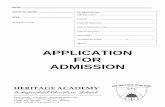 APPLICATION FOR ADMISSION form 2017.pdfDate of Placement Test: Date of Interview: Interviewer: Accepted for Grade in Signed: APPLICATION FOR ADMISSION ... Updated June 2016 - 3 - ...