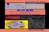 K KiiCAD CAD · * Linux: (RatHat, Fedora, Mandriva, CentOS...) 20090216 Existen bibliotecas, desarro-lladas durante varios años, para los esquemas y para los módulos de los circuitos