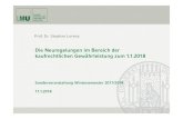 Die Neuregelungen im Bereich der kaufrechtlichen ...lorenz.userweb.mwn.de/lehre/kaufrecht2018.pdf · Prof. Dr. Stephan Lorenz Sonderveranstaltung Wintersemester 2017/2018 11.1.2018
