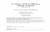Center of Excellence High School - acyraz.org...Center of Excellence High School 2018-19 Parent/Student Handbook 641 North Sixth Avenue Phoenix, Arizona 85003 Phone (602) 252-6721