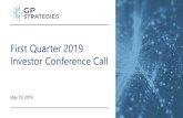 First Quarter 2019 Investor Conference Call · Q1 2019 Earnings Summary. 11 ($ in millions, except. per share data) Q1 2019. Q1 2018. Net income . $0.3. $2.6. Earnings per share–