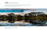 Australian Water Resources Assessment 2012 - Summary · Summary Report. Published by the Bureau of Meteorology GPO Box 1289, Melbourne VIC 3001 Tel: (03) 9669 4000 Fax: (03) 9669