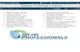 My HR Professionals | Payroll, HR Services, Employee ...Safety Training Classes OSHA 30-Hour Training OSHA 10-Hour Training Lock out, Tag out Forklift, Train the Trainer OSHA General