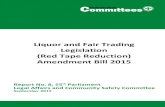 Liquor and Fair Trading Legislation (Red Tape Reduction ......Recommendation 3 31 The committee recommends that the Liquor and Fair Trading Legislation (Red Tape Reduction) Amendment