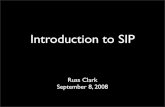 Introduction to SIP - Georgia Institute of Technology · Introduction to SIP Russ Clark September 8, 2008. IP Telephony. IP Telephony Voice over IP - VoIP