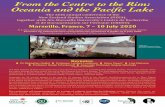 From the Centre to the Rim: Oceania and the Pacific Lakeet de Documentation sur l’Océanie (CREDO) Marseille, France, 7 – 10 July 2020 A 4-day international conference, with coach