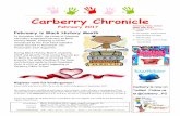 Carberry Chronicle - Peel District School Board · resume on Monday, March 20th. Please note that Friday, PD DAY A new PD Day has been issued for Feb. 17h, 2017 Pizza Days at Carberry!