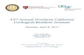 43rd Annual Northern California Urological Resident ... 43rd Annual Northern California Urological Resident