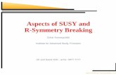 Aspects of SUSY and R-Symmetry Breakingxray.rutgers.edu/het/video/komargodski09.pdf · ISS model : massive free-magnetic SQCD (Intriligator et al.), ITIY model : uplifted moduli space