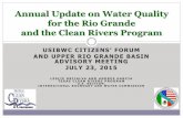 Annual Update on Water Quality for the Rio Grande and the ... · The 2014 Texas Water Quality Standards were adopted by the Texas Commission on Environmental Quality on February 12,
